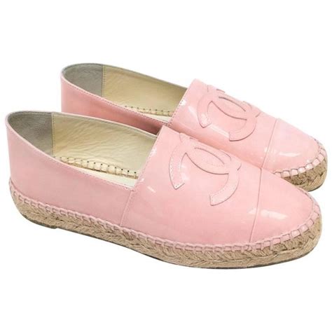 espadrillas chanel rosa|Chanel leather espadrilles.